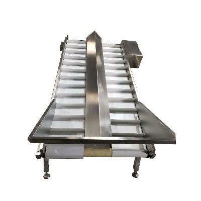 Customized stainless steel automatic elevator by manufacturer, dual material multi material chain plate finished conveyor, scraper elevator