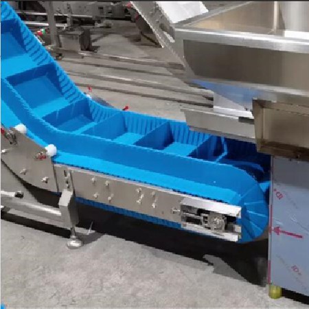 Chain plate large inclination conveyor