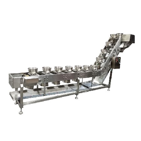 Vertical packaging machine matched with stainless steel bowl type elevator, chain bucket elevator, grain elevator directly supplied by the manufacturer