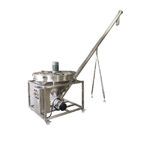 Spiral conveyor belt mixing powder feeding elevator classification screw type feeding machine stainless steel feeding machine